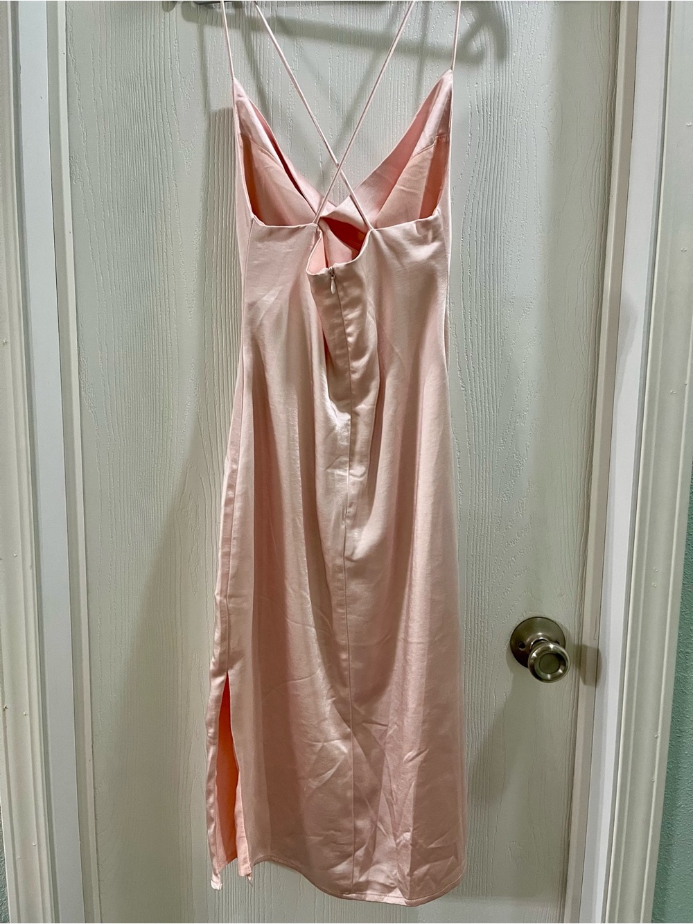 Silky Pink Formal Dress - Picture 2 of 8